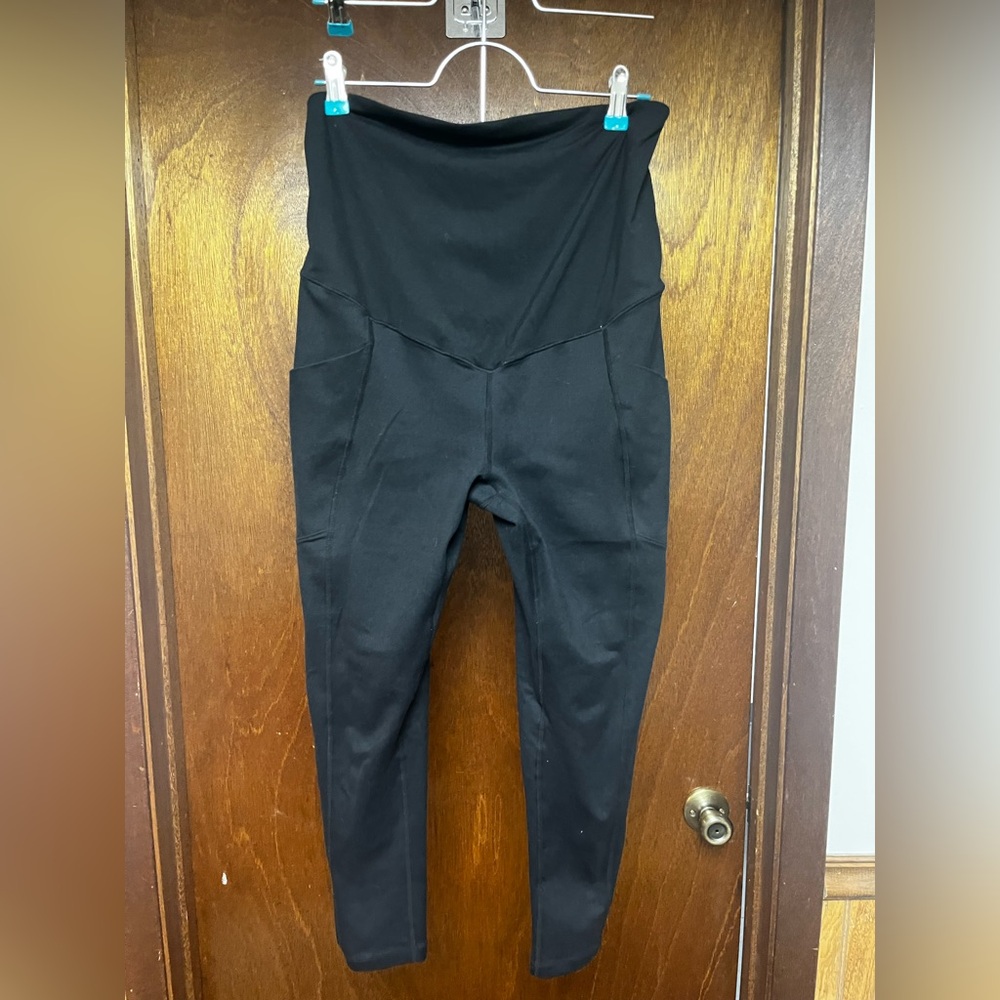 Maternity Black Zella Leggings